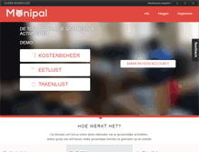 Tablet Screenshot of monipal.com